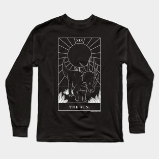 Sun Dinosaur Styracosaurus Tarot Long Sleeve T-Shirt